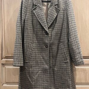Ardene Classic Houndstooth Pea Coat